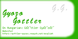 gyozo gottler business card